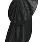 PIERRE CARDIN BOUTIQUE-1991 Black Taffeta Hoop Over Skirt, Size-6
