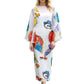 1998 Printed Organza Evening Dress, Size-12