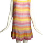 PIERRE CARDIN (HAUTE COUTURE) -1996 Striped Crystal Organza Dress, Size-10