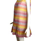 PIERRE CARDIN (HAUTE COUTURE) -1996 Striped Crystal Organza Dress, Size-10