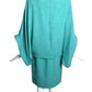 PIERRE CARDIN HAUTE COUTURE- 1998 Turquoise Blouson Dress, Size 10
