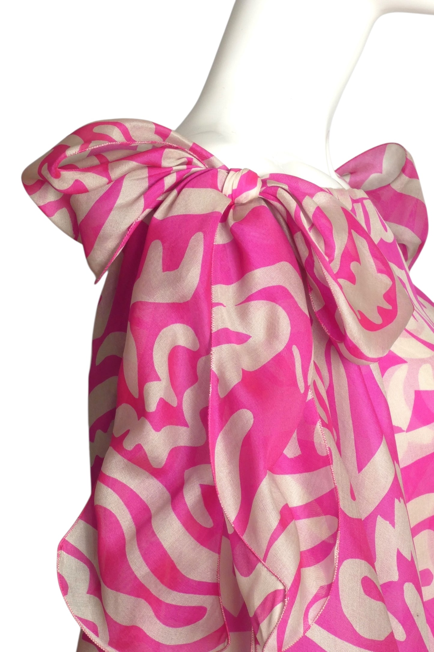 PIERRE CARDIN (HAUTE COUTURE)- 2005 Print Organza Gown, Size 6