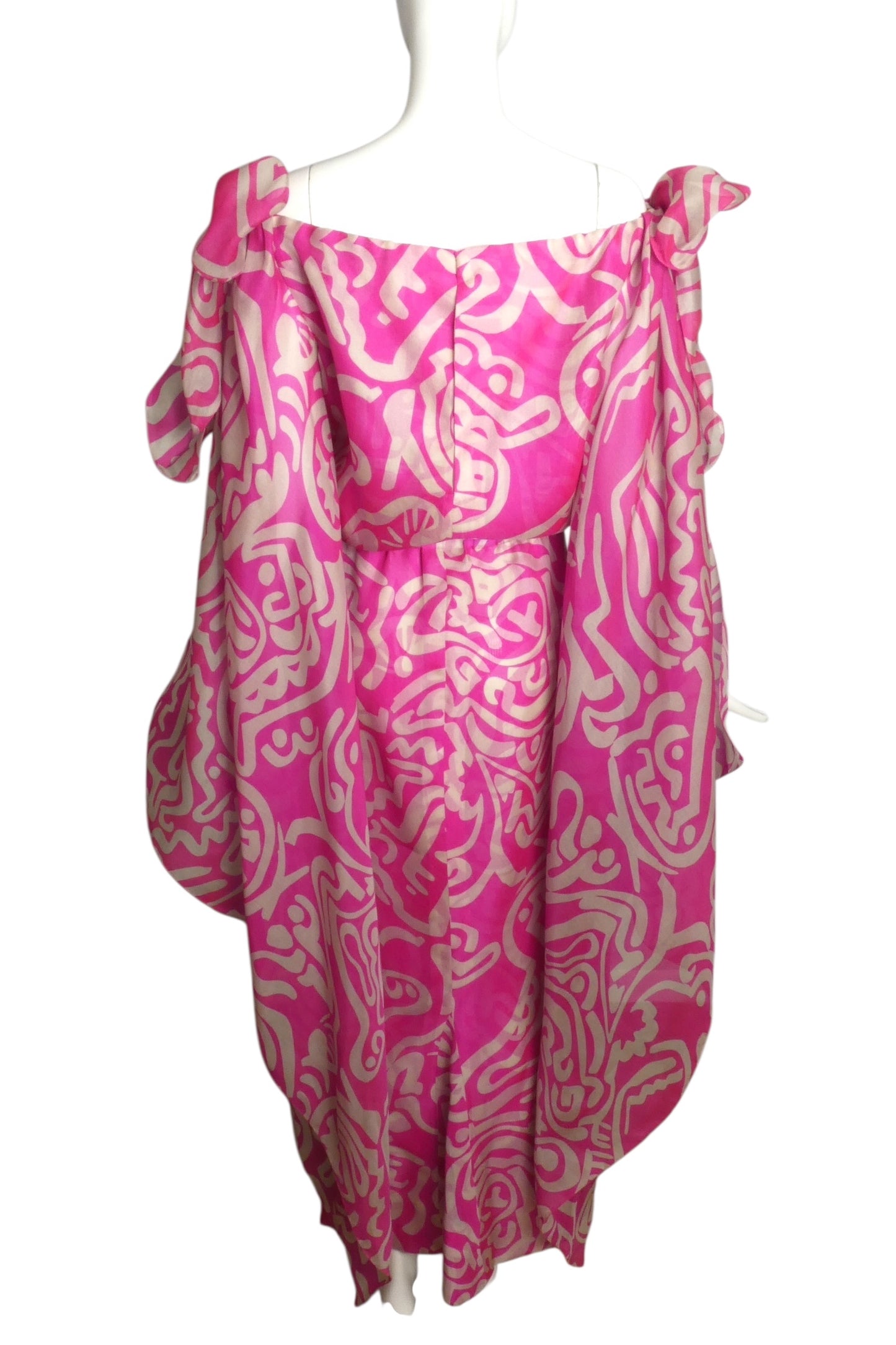 PIERRE CARDIN (HAUTE COUTURE)- 2005 Print Organza Gown, Size 6