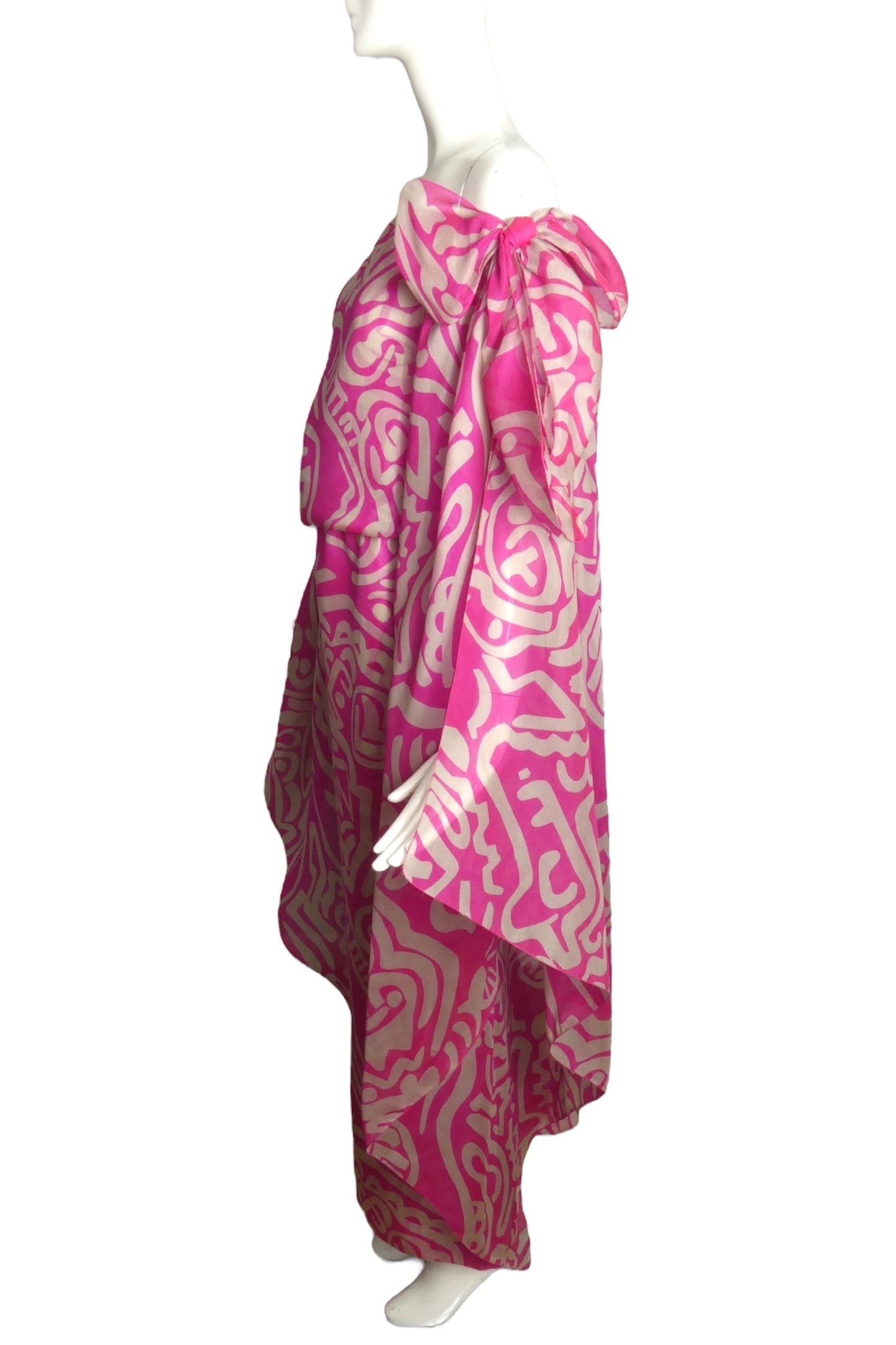 PIERRE CARDIN (HAUTE COUTURE)- 2005 Print Organza Gown, Size 6