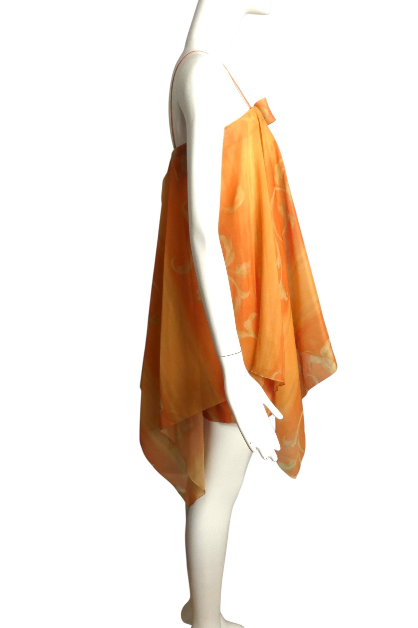 PIERRE CARDIN (HAUTE COUTURE)- 2008 Floral Print Organza Dress, Size 4