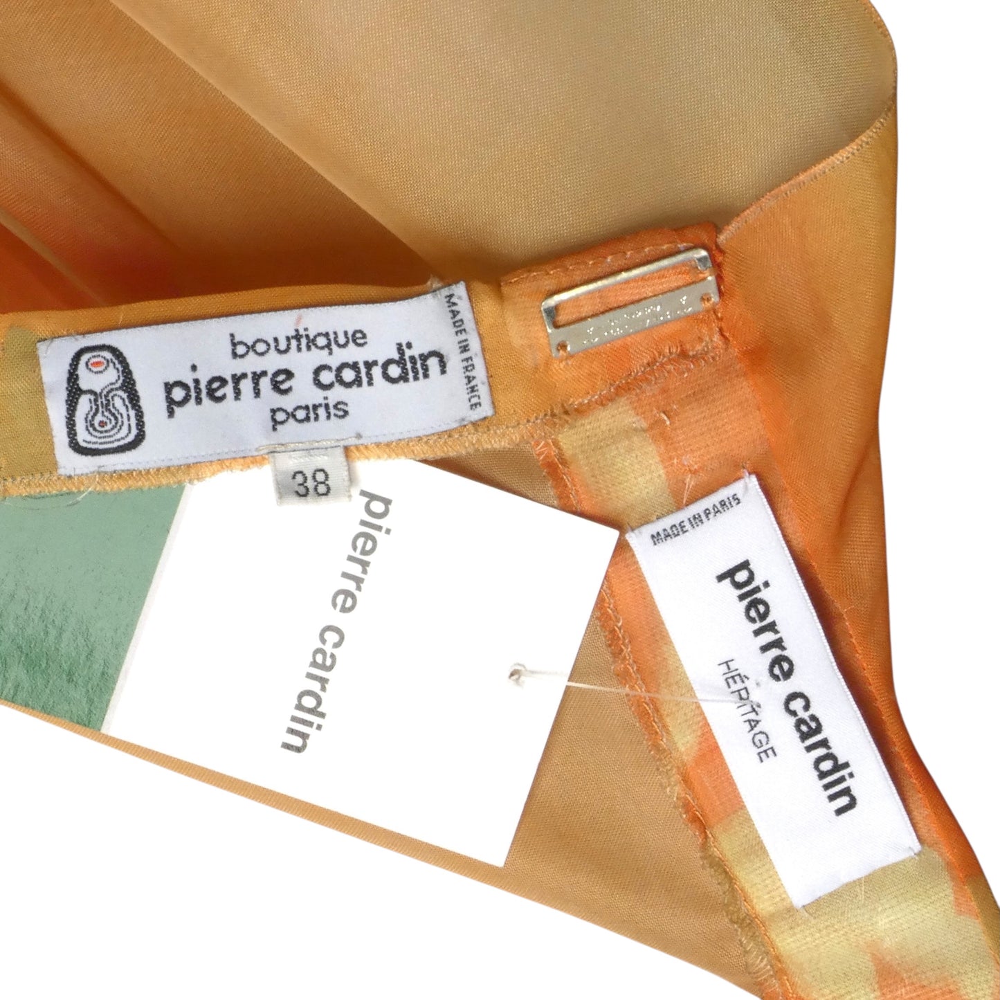 PIERRE CARDIN (HAUTE COUTURE)- 2008 Floral Print Organza Dress, Size 4