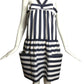 PIERRE CARDIN-1991 Cotton Stripe Dress, Size-4