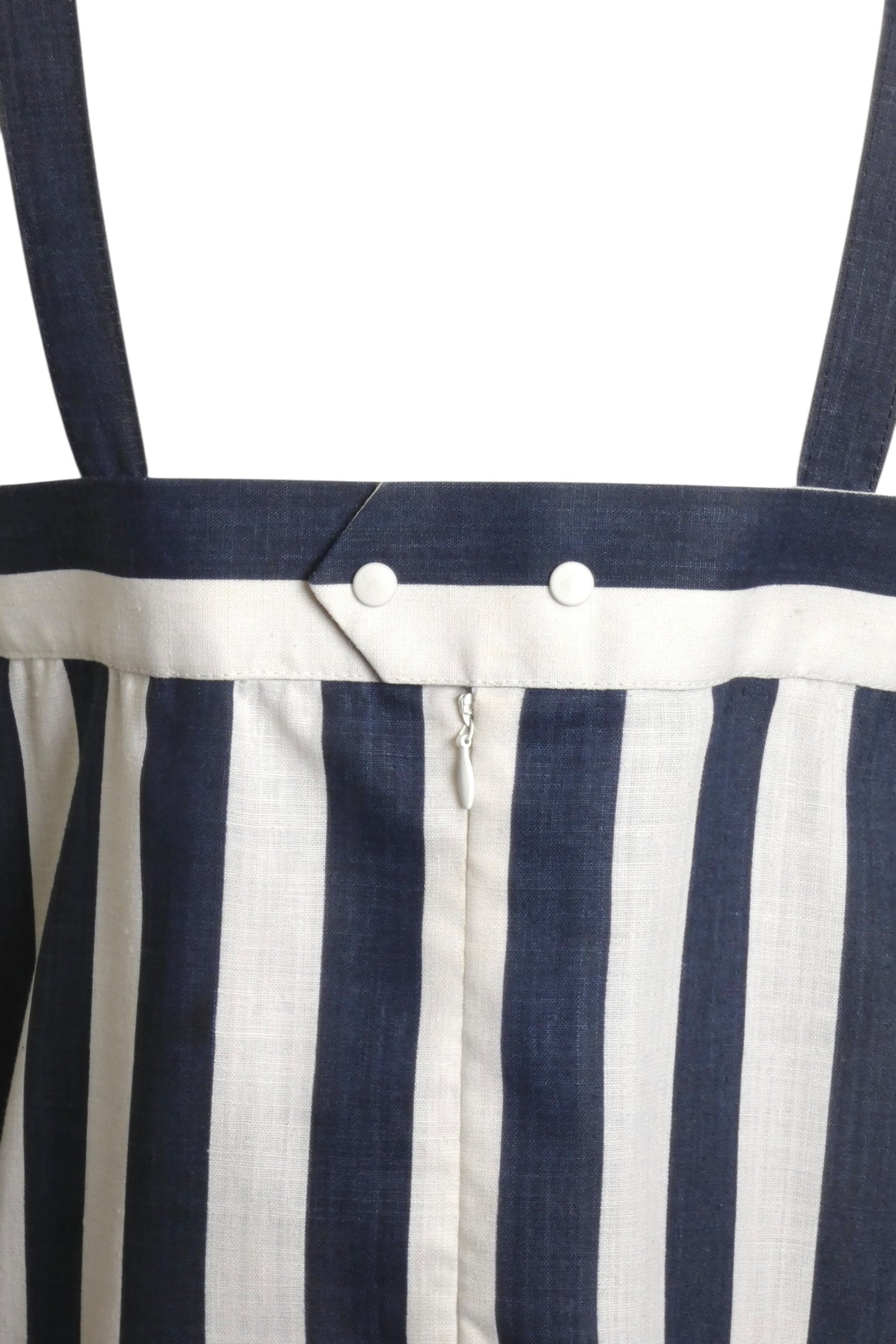 PIERRE CARDIN-1991 Cotton Stripe Dress, Size-4