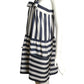 PIERRE CARDIN-1991 Cotton Stripe Dress, Size-4
