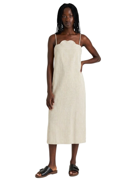1989 Cotton Stripe Dress, Size-8