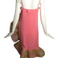 PIERRE CARDIN (HAUTE COUTURE)- 1988 Pink Ruffle Knit Dress, Size 4