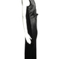 PIERRE CARDIN BOUTIQUE -2010 Satin & Velvet Gown, Size-6