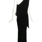 PIERRE CARDIN BOUTIQUE -2010 Satin & Velvet Gown, Size-6