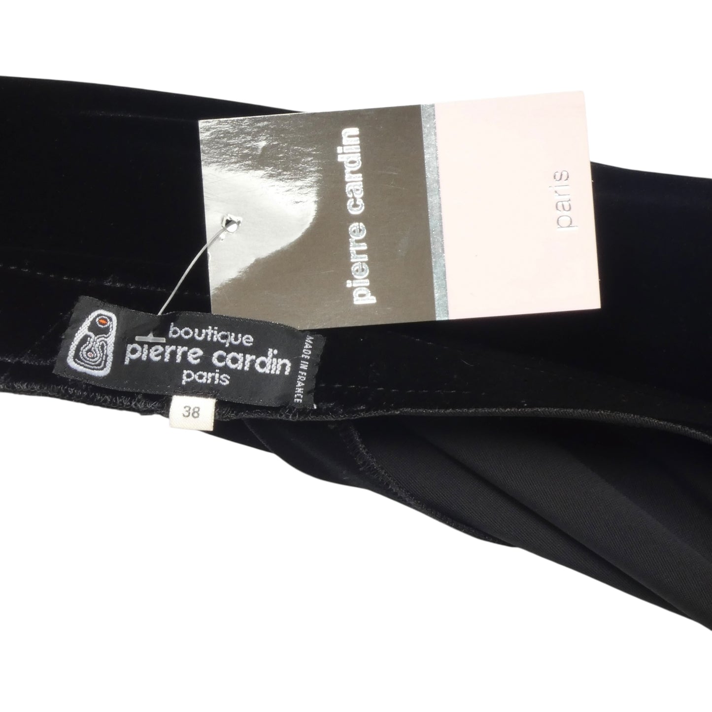 PIERRE CARDIN BOUTIQUE -2010 Satin & Velvet Gown, Size-6