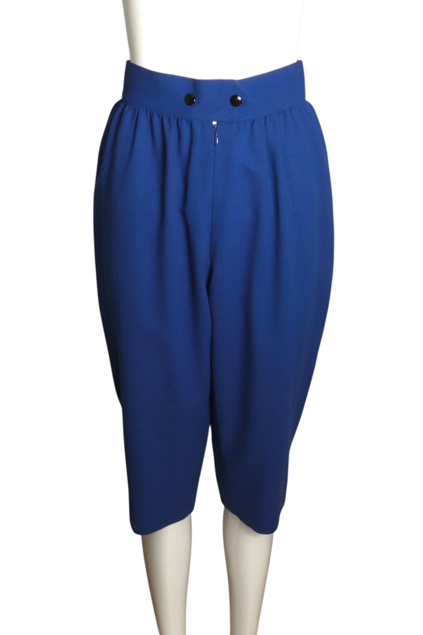 PIERRE CARDIN (HAUTE COUTURE)- 2010 Multi Color 2pc Wool Pant Ensemble, Size 4