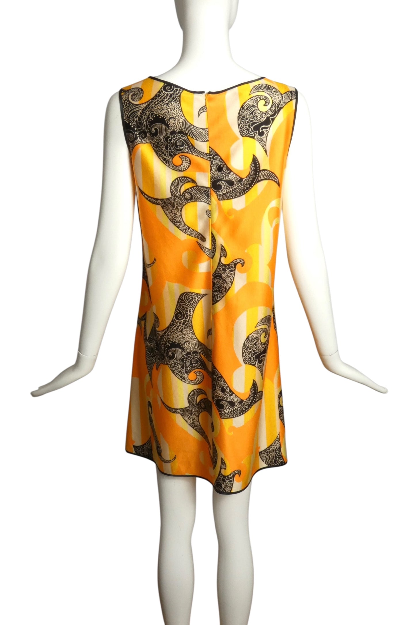 PIERRE CARDIN (HAUTE COUTURE)- 1990s Multi Color Knit Dress, Size 6