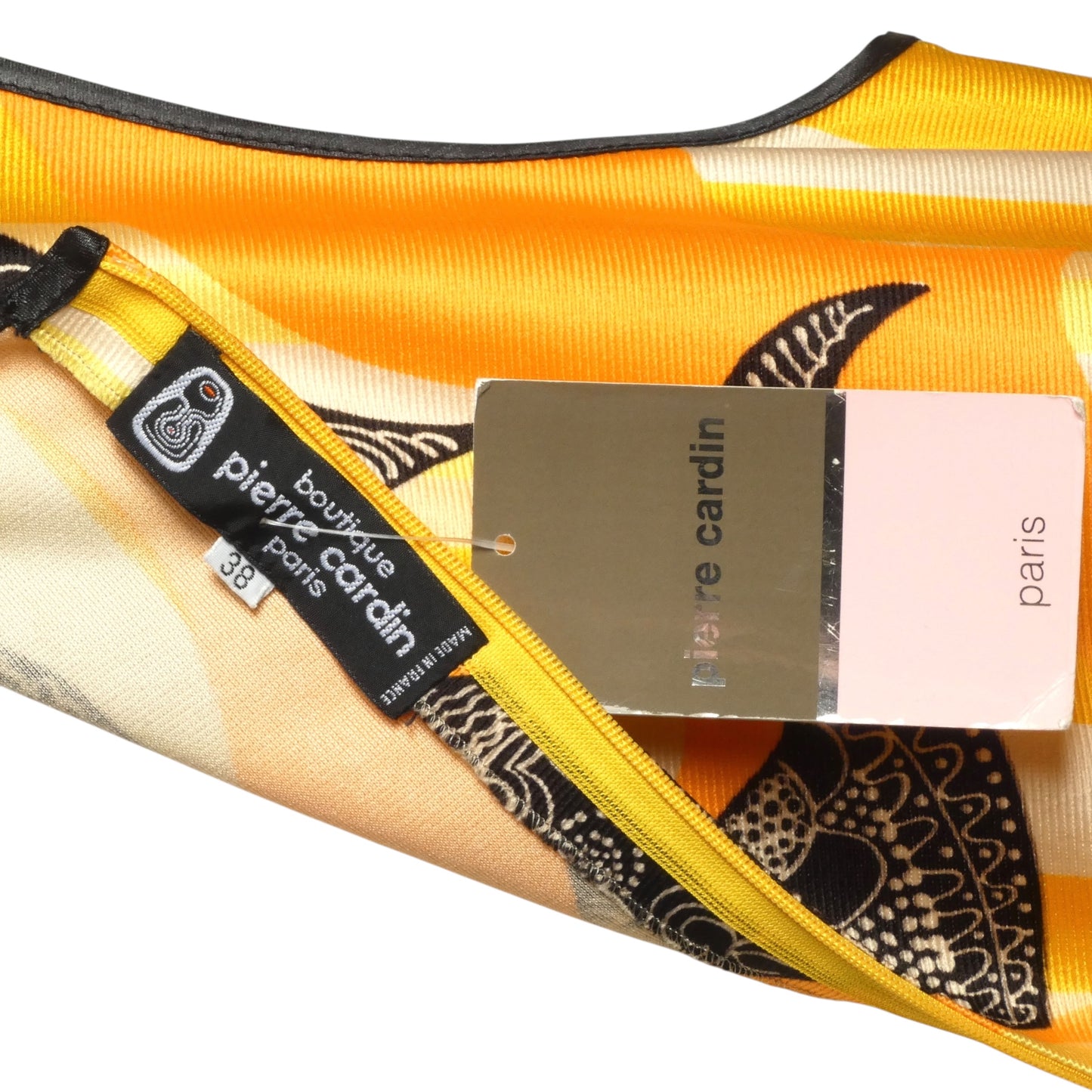 PIERRE CARDIN (HAUTE COUTURE)- 1990s Multi Color Knit Dress, Size 6