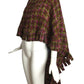 PIERRE CARDIN (HAUTE COUTURE)- 1977 Wool Fringe Poncho, One Size