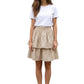 2012 Heart Print Cotton Skirt, Size-6