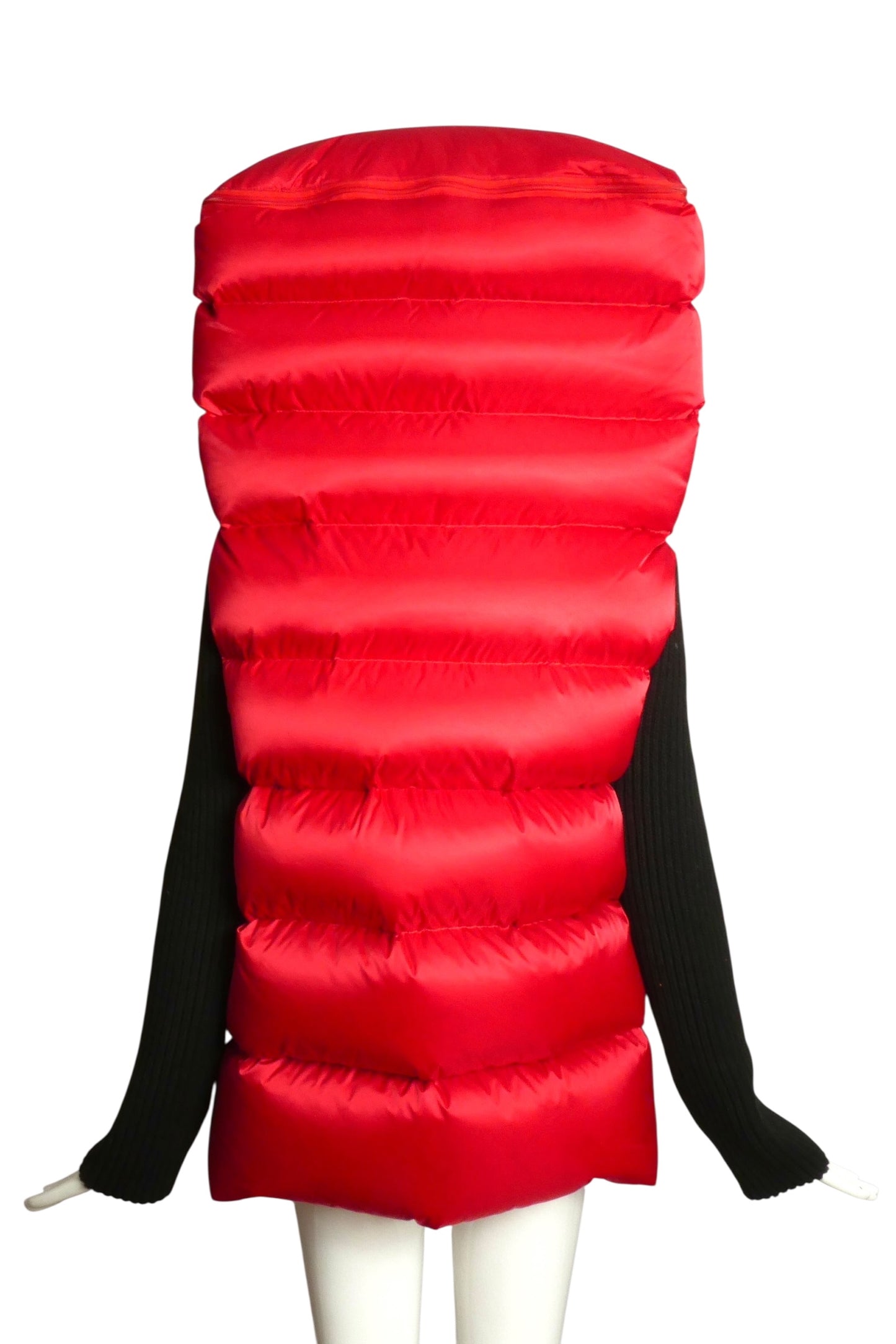 PIERRE CARDIN (HAUTE COUTURE)- 2009 Red Puffer Coat, Size 4