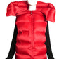 PIERRE CARDIN (HAUTE COUTURE)- 2009 Red Puffer Coat, Size 4