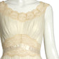 1960s Ivory Lace Nightgown, Size 6
