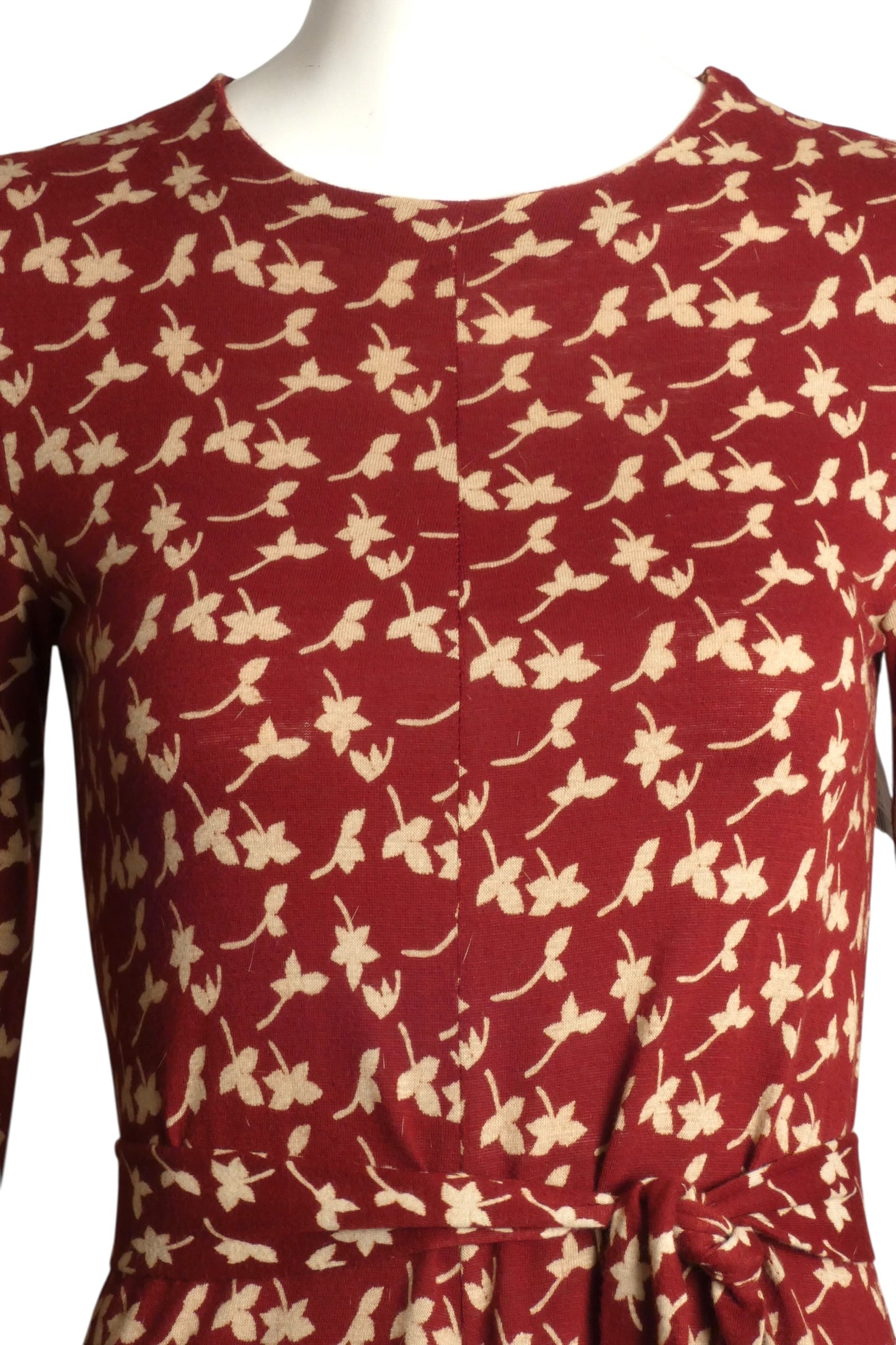 1970s Printed Knit Dress, Size 2