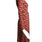 1970s Printed Knit Dress, Size 2