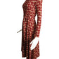 1970s Printed Knit Dress, Size 2