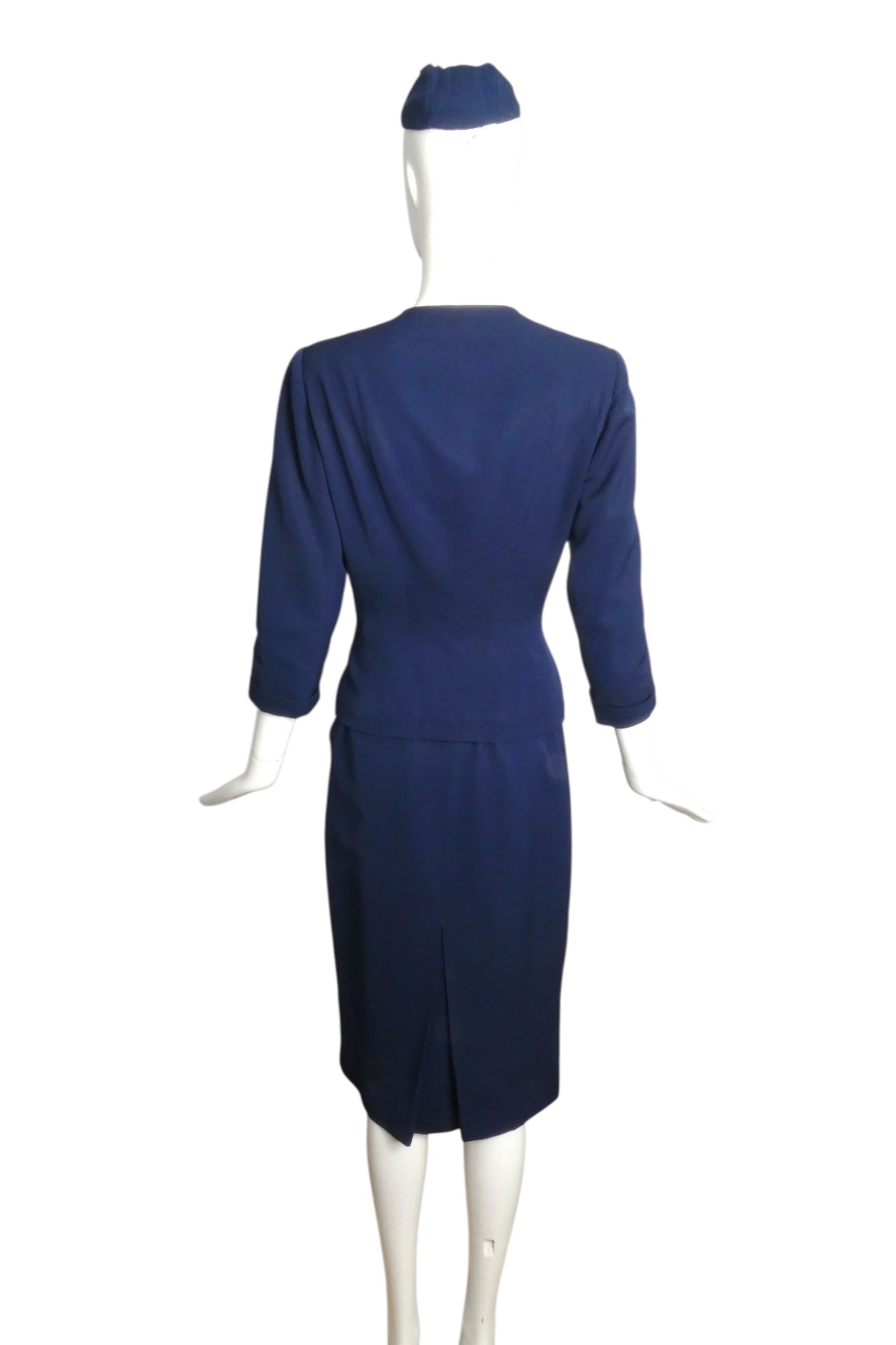 AMERICAN AIRLINES- 1959 Navy Airline Uniform Smock, Size 4