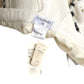 CHANEL- NWT 2011 White & Black Lasercut Tweed Trousers, Size 8