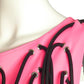 PIERRE CARDIN (HAUTE COUTURE)- 2009 Pink Neoprene Fringe Dress & Goggles, Size 4