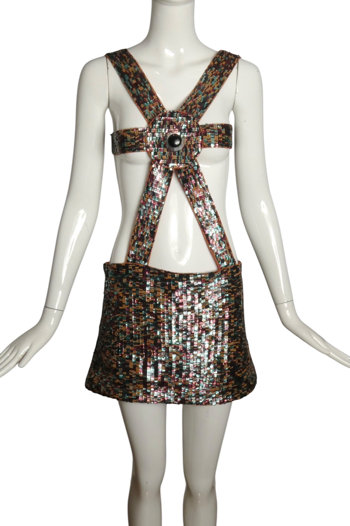 PIERRE CARDIN (HAUTE COUTURE)- 1998 Sequin Jumper, Size 6