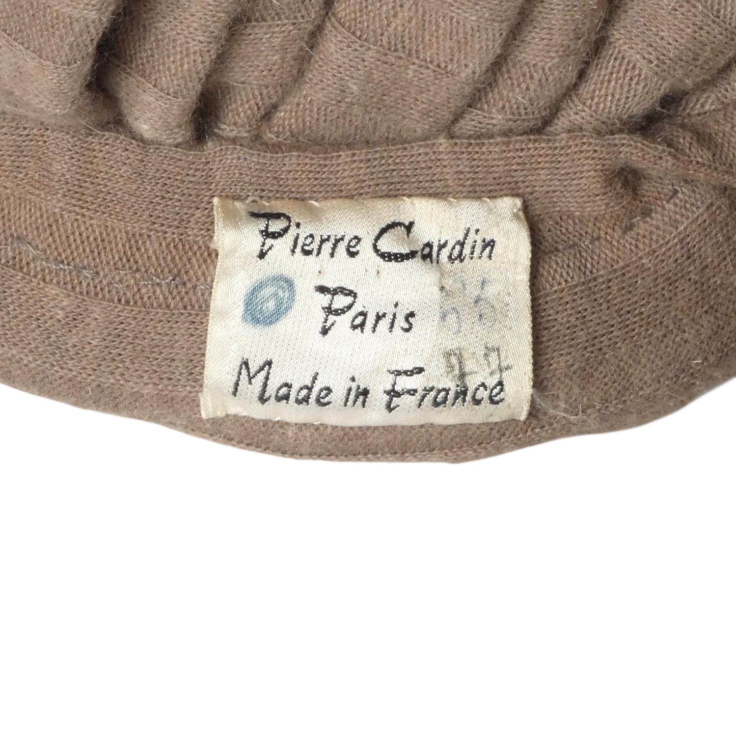 PIERRE CARDIN (HAUTE COUTURE)- 1977 Brown 2pc Knit Blouse & Tights, Size 4