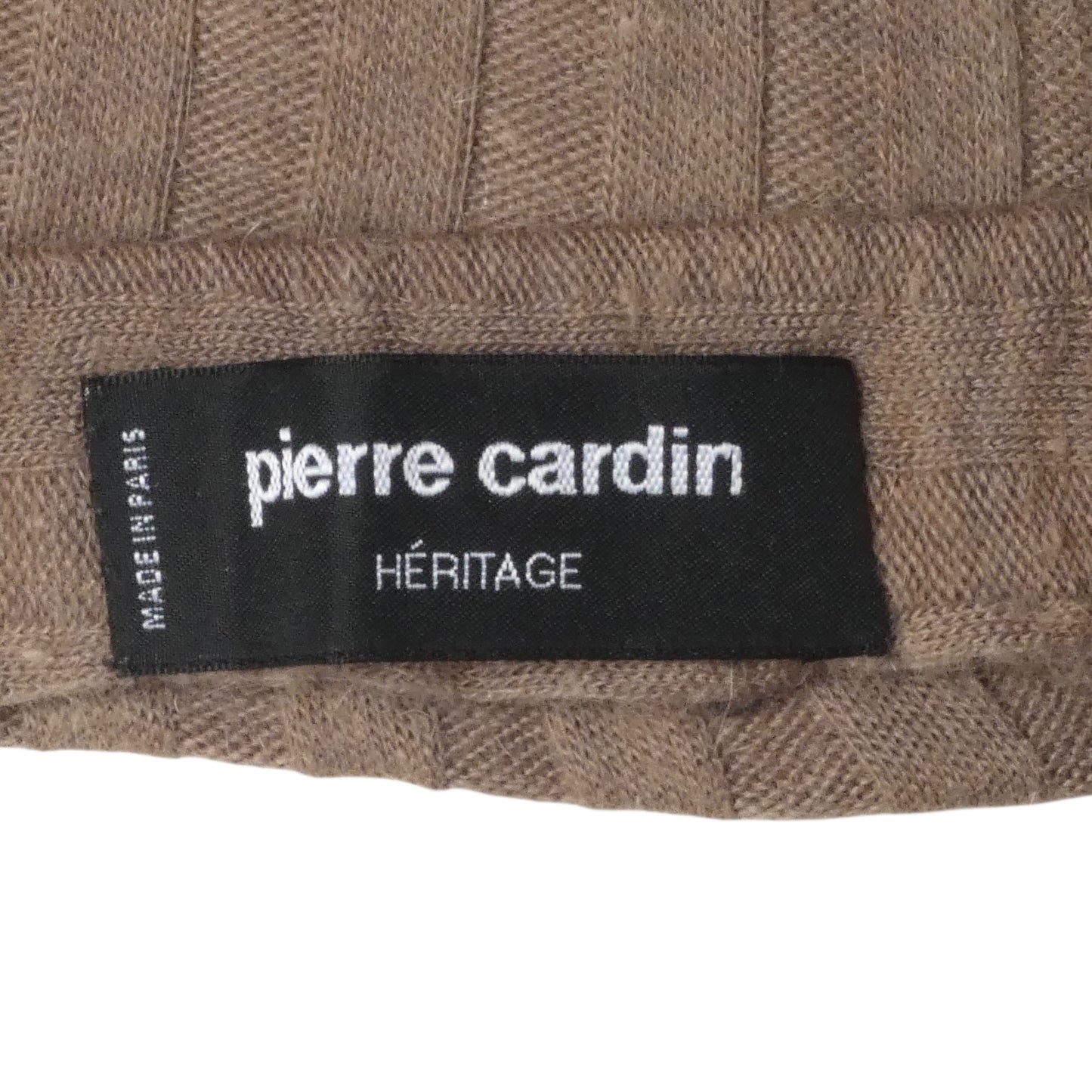 PIERRE CARDIN (HAUTE COUTURE)- 1977 Brown 2pc Knit Blouse & Tights, Size 4