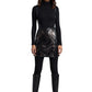 1998 Sequin & Beaded Suspender Skirt, Size 8