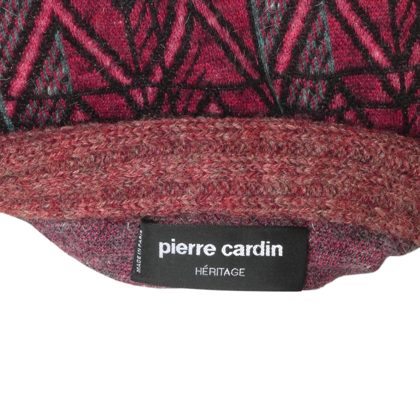 PIERRE CARDIN (HAUTE COUTURE)- 1974 Multi Color Wool Sweater, Size 4