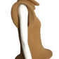 PIERRE CARDIN (HAUTE COUTURE)- 2009  Beige Knit Hoop Top, Size 8