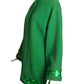 PIERRE CARDIN (HAUTE COUTURE)- 2008 Green Wool & Hologram Coat, Size 6