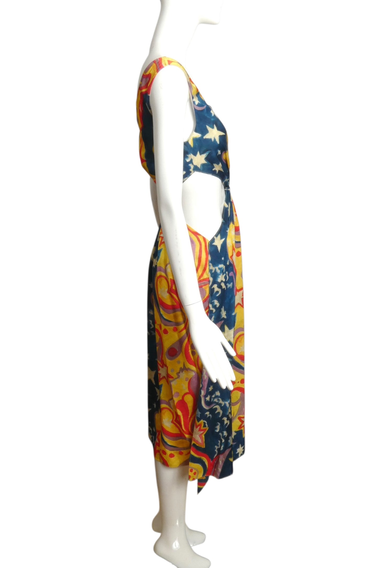 MARNI X NO VACANCY INN - NWT 2023 Printed Satin Sundress, Size 2