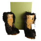 2023 Square G Fur-Trimmed Snow Boots, Size-40