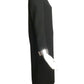 PIERRE CARDIN- 1968 Black Wool Crepe & Chrome Dress, Size 6