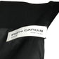PIERRE CARDIN- 1968 Black Wool Crepe & Chrome Dress, Size 6