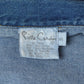PIERRE CARDIN- 1990s Embellished Denim Vest, Size Small