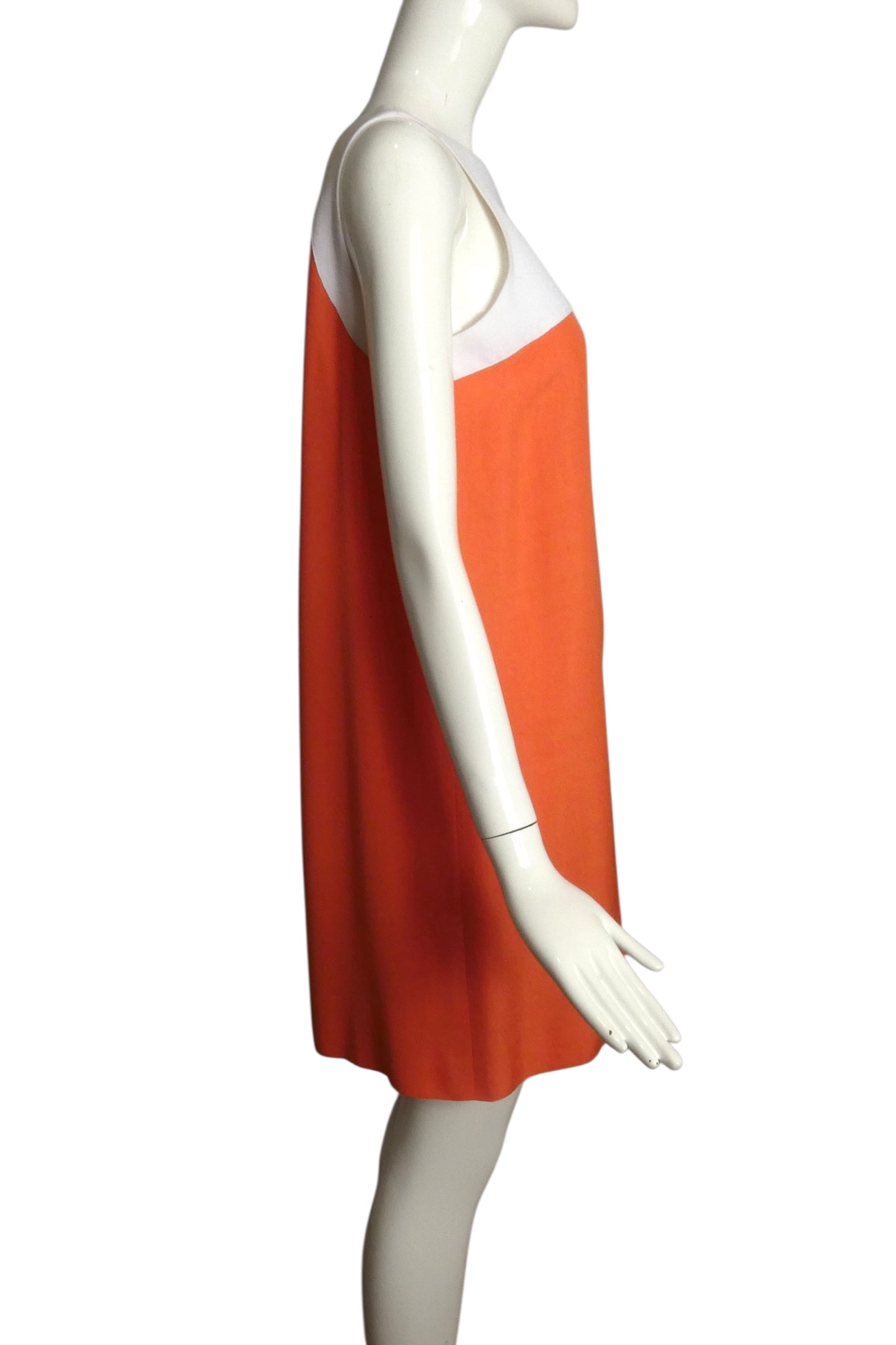 PIERRE CARDIN (HAUTE COUTURE)- 2000s Rayon Colorblock Dress, Size 4