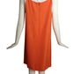 PIERRE CARDIN (HAUTE COUTURE)- 2000s Rayon Colorblock Dress, Size 4