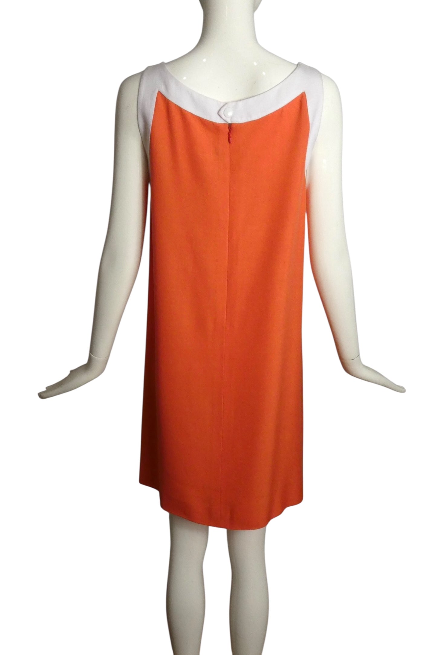 PIERRE CARDIN (HAUTE COUTURE)- 2000s Rayon Colorblock Dress, Size 4