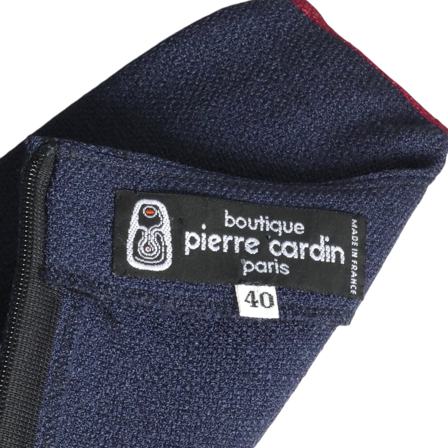 PIERRE CARDIN (HAUTE COUTURE) -2008 Multi Color Wool Trapeze Dress, Size 4