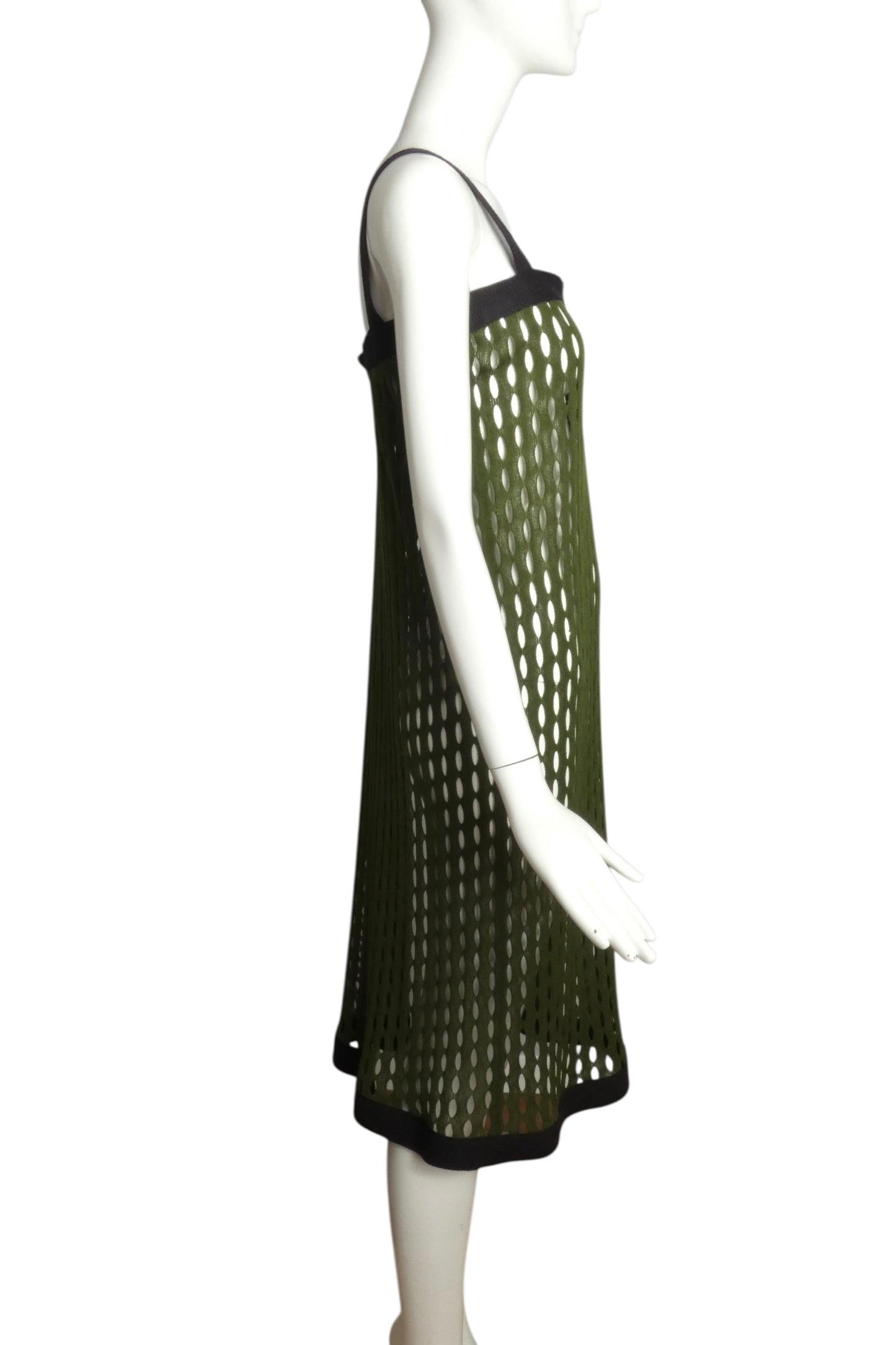 PIERRE CARDIN (HAUTE COUTURE)- 1978 Cotton Fishnet Dress, Size 4