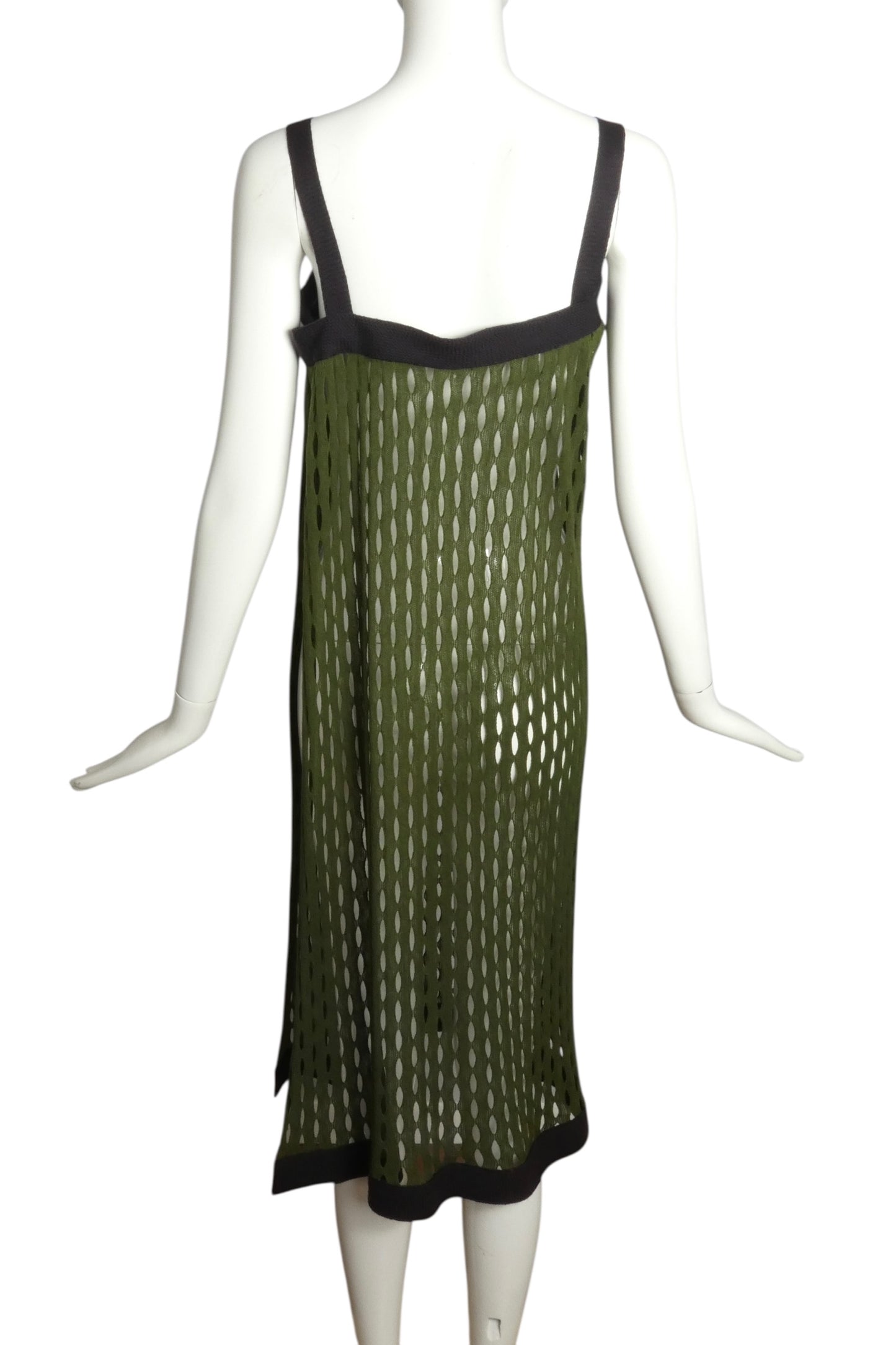 PIERRE CARDIN (HAUTE COUTURE)- 1978 Cotton Fishnet Dress, Size 4